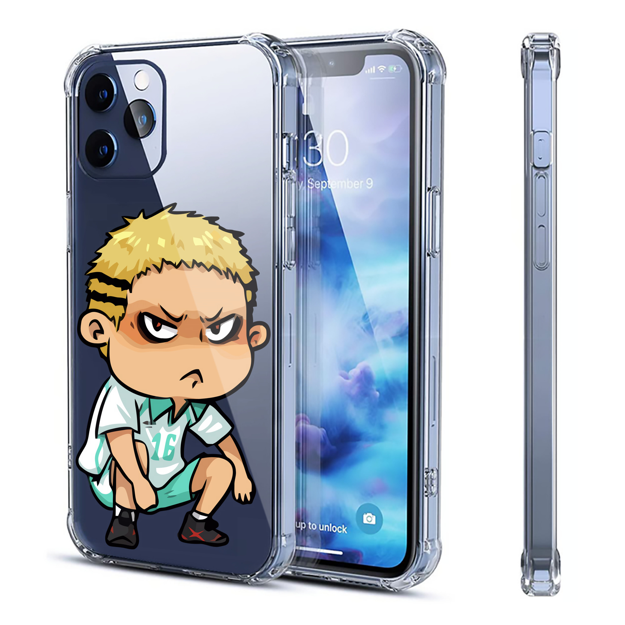 ハイキュー!! Haikyu!! 【iPhone 12シリーズ対応】透明スマホケース（クリアソフトケース）